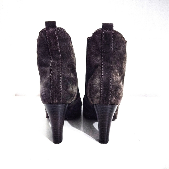 BROWNS Suade High Heels Ankle Boots - Picture 8 of 11